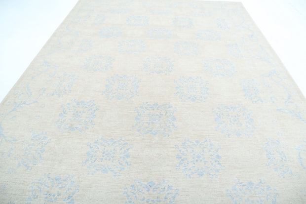Hand Knotted Fine Serenity Wool Rug 9' 1" x 12' 1" - No. AT80500