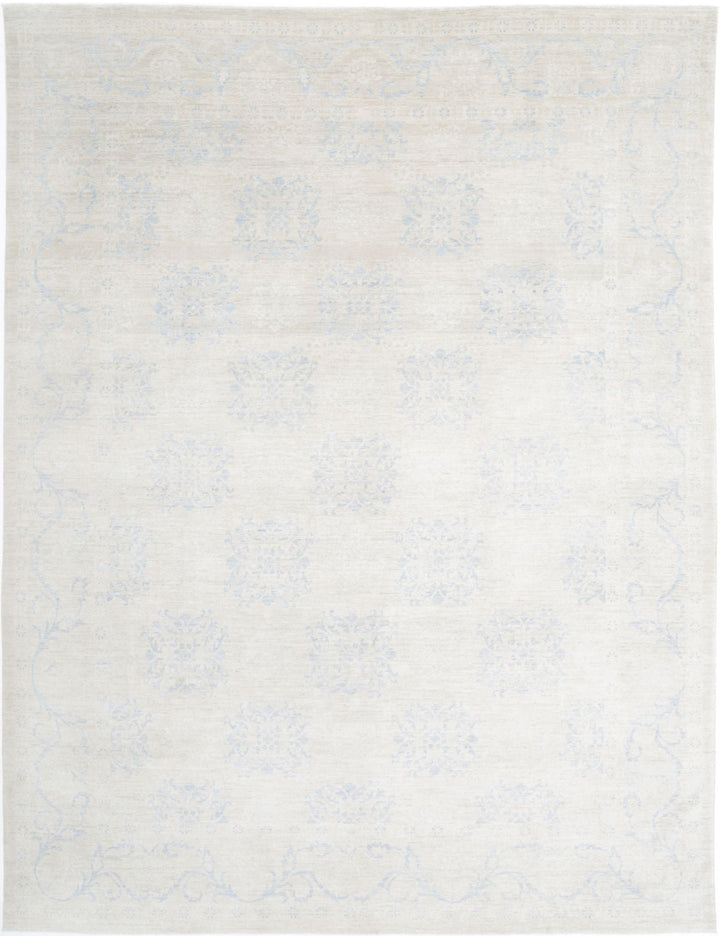 Hand Knotted Fine Serenity Wool Rug 9' 1" x 12' 1" - No. AT80500
