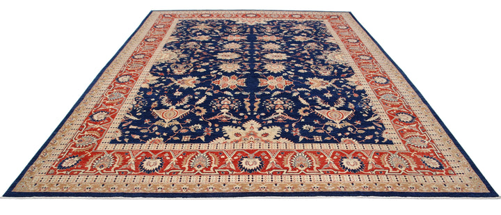 Hand Knotted Ariana Haji Jalili Wool Rug 10' 1" x 13' 0" - No. AT94097