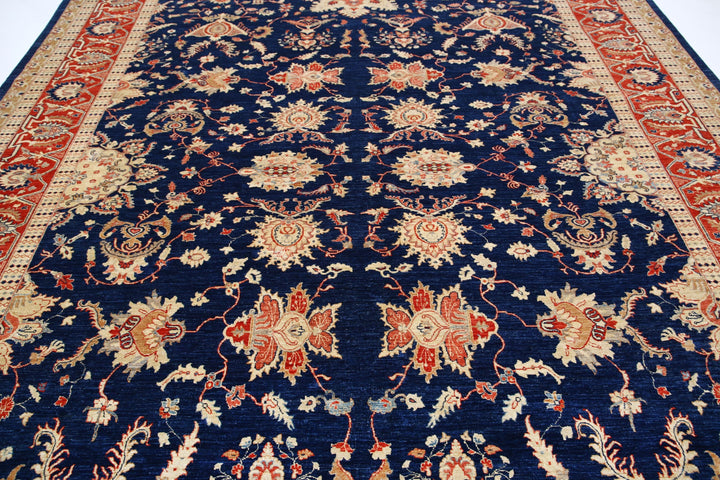 Hand Knotted Ariana Haji Jalili Wool Rug 10' 1" x 13' 0" - No. AT94097