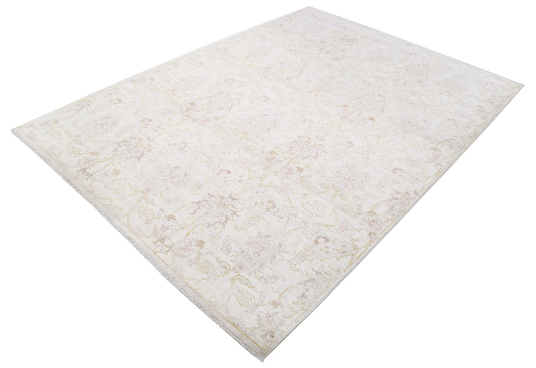 Hand Knotted Serenity Wool Rug 6' 1" x 8' 4" - No. AT90202