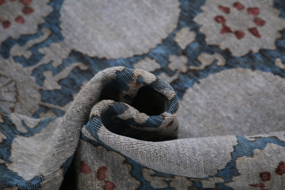 Hand Knotted Onyx Wool Rug 5' 9" x 8' 3" - No. AT61018