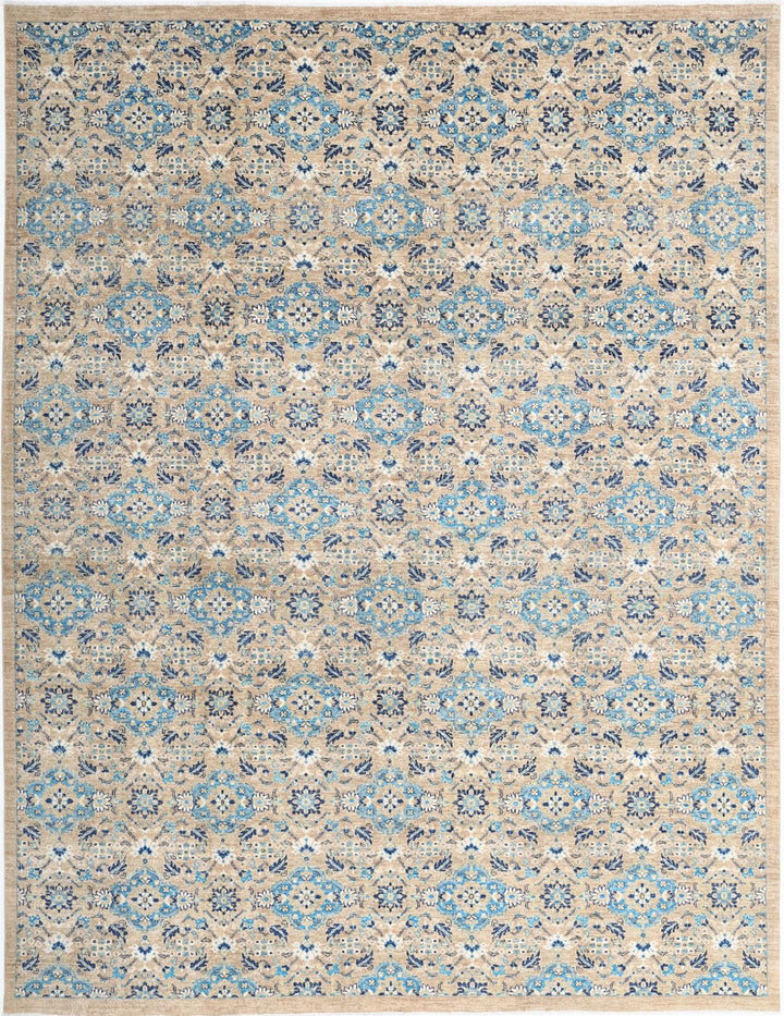 Hand Knotted Art & Craft Wool Rug 8' 10" x 11' 7" - No. AT36488