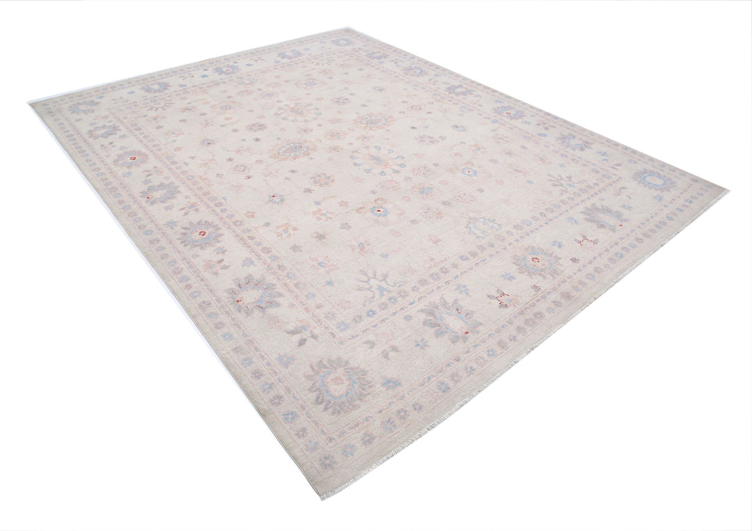 Hand Knotted Serenity Wool Rug 7' 11" x 9' 9" - No. AT44965