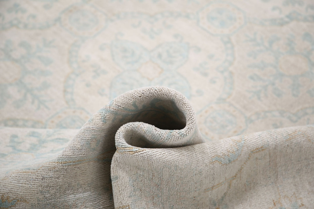 Hand Knotted Serenity Wool Rug 8' 2" x 9' 7" - No. AT68157