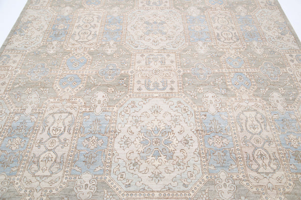 Hand Knotted Serenity Wool Rug 7' 8" x 9' 8" - No. AT58861