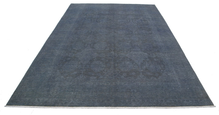 Hand Knotted Overdye Wool Rug 7' 4" x 10' 2" - No. AT52752