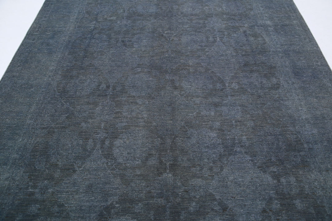 Hand Knotted Overdye Wool Rug 7' 4" x 10' 2" - No. AT52752