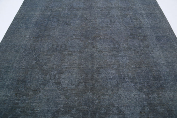 Hand Knotted Overdye Wool Rug 7' 4" x 10' 2" - No. AT52752