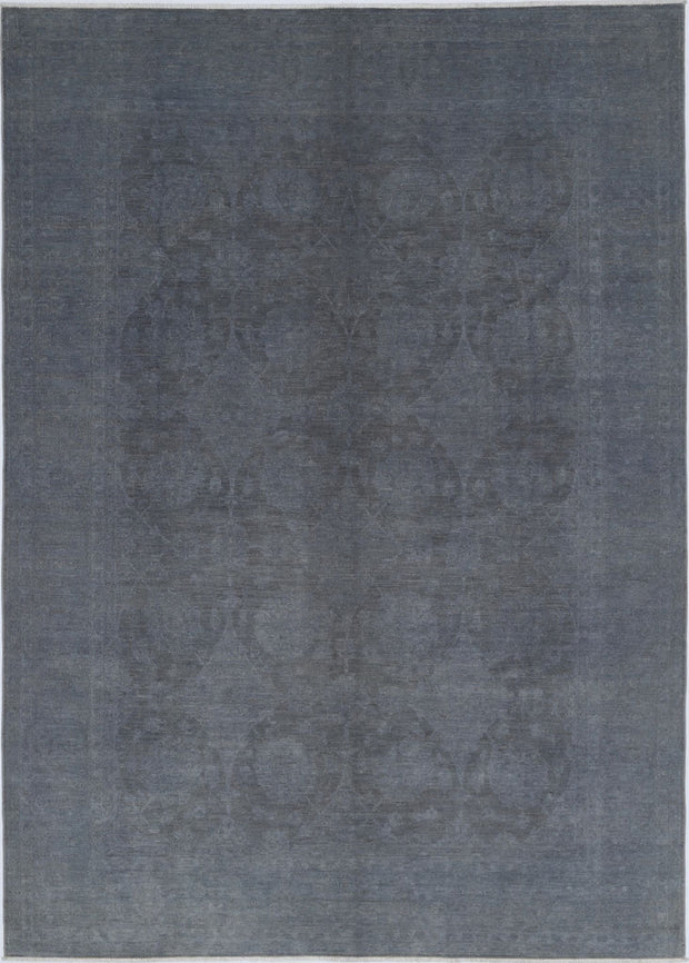 Hand Knotted Overdye Wool Rug 7' 4" x 10' 2" - No. AT52752