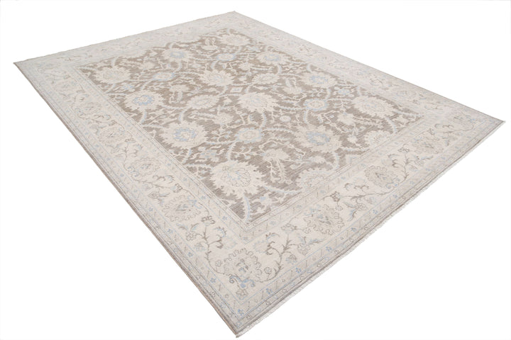 Hand Knotted Serenity Wool Rug 7' 7" x 9' 9" - No. AT44891