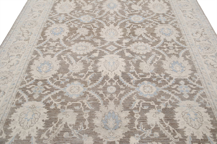 Hand Knotted Serenity Wool Rug 7' 7" x 9' 9" - No. AT44891