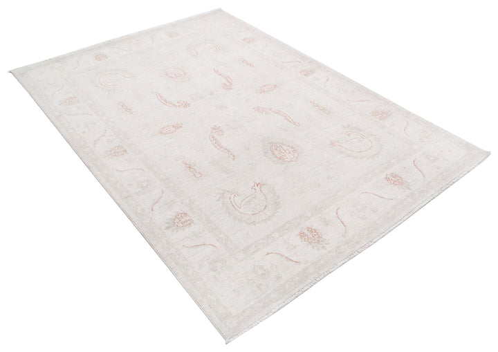 Hand Knotted Serenity Wool Rug 4' 11" x 7' 0" - No. AT72535