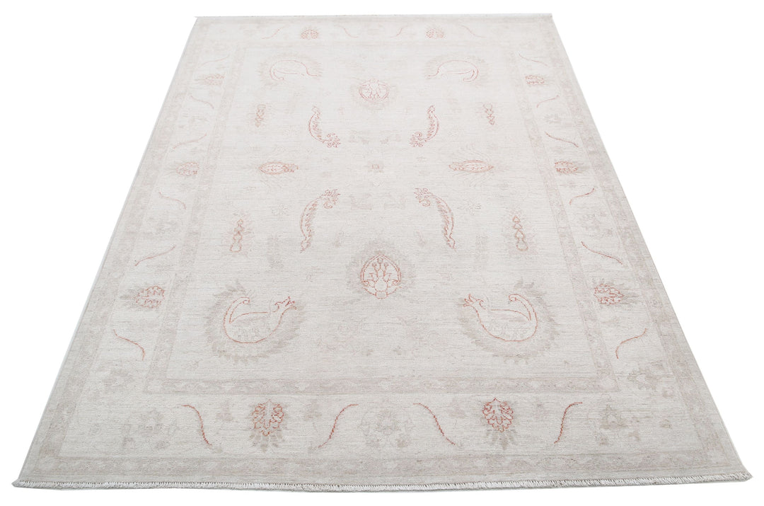 Hand Knotted Serenity Wool Rug 4' 11" x 7' 0" - No. AT72535