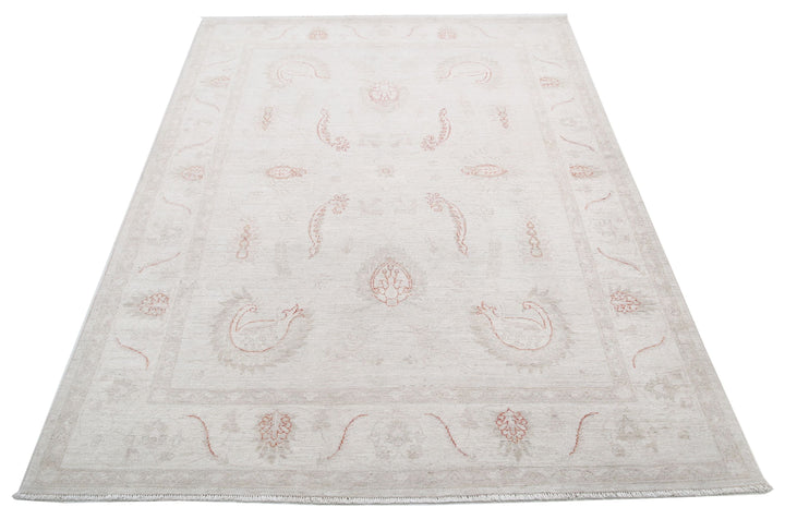 Hand Knotted Serenity Wool Rug 4' 11" x 7' 0" - No. AT72535