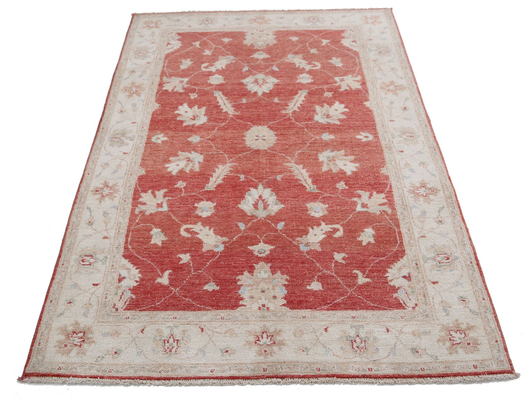 Hand Knotted Serenity Wool Rug 4' 1" x 6' 0" - No. AT27422