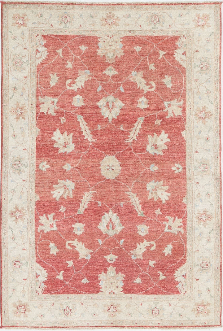 Hand Knotted Serenity Wool Rug 4' 1" x 6' 0" - No. AT27422
