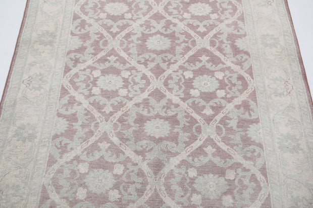 Hand Knotted Serenity Wool Rug 4' 2" x 5' 9" - No. AT43671