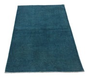 Hand Knotted Overdye Wool Rug 3' 0" x 4' 11" - No. AT82662