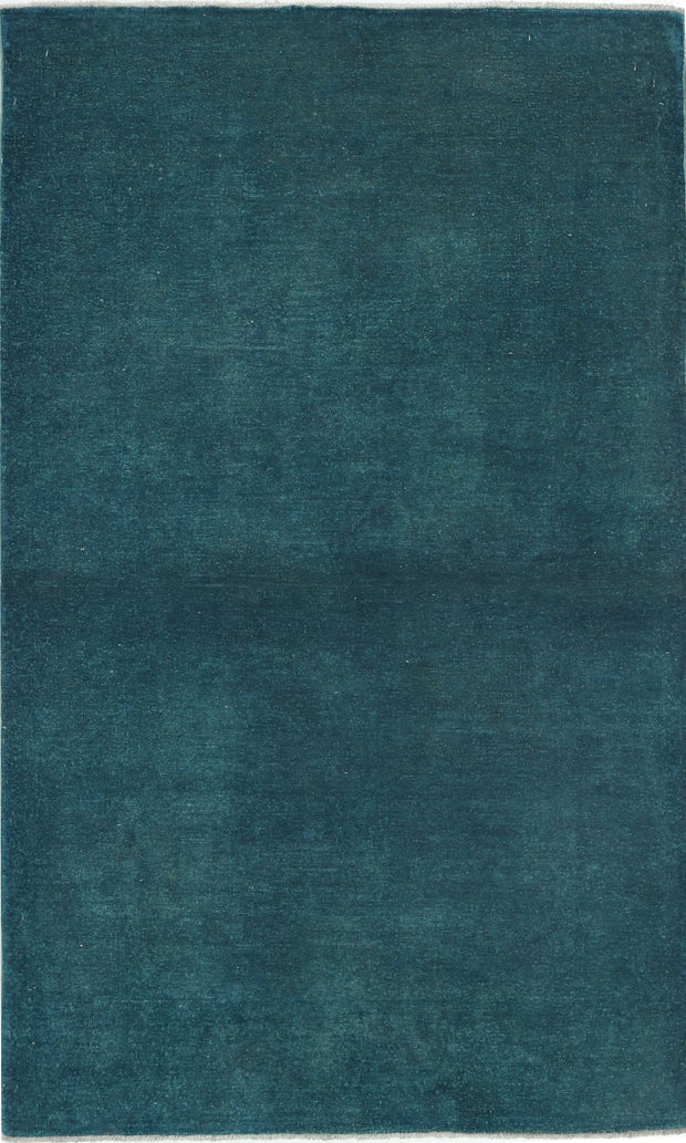 Hand Knotted Overdye Wool Rug 3' 0" x 4' 11" - No. AT82662