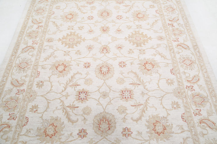 Hand Knotted Serenity Wool Rug 5' 8" x 7' 6" - No. AT44456