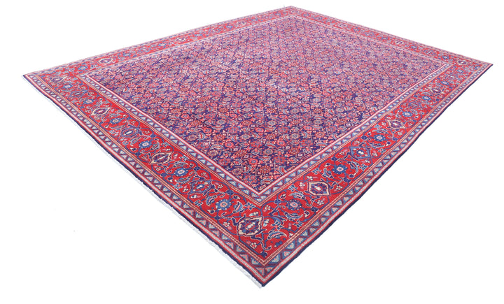 Hand Knotted Persian Tabriz Wool Rug 9' 7" x 12' 7" - No. AT21677