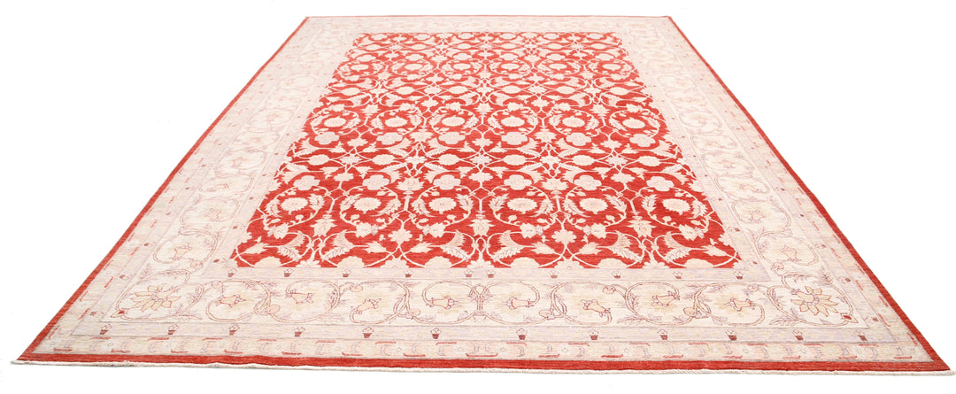 Hand Knotted Ziegler Tabriz Wool Rug 9' 11" x 13' 7" - No. AT50499