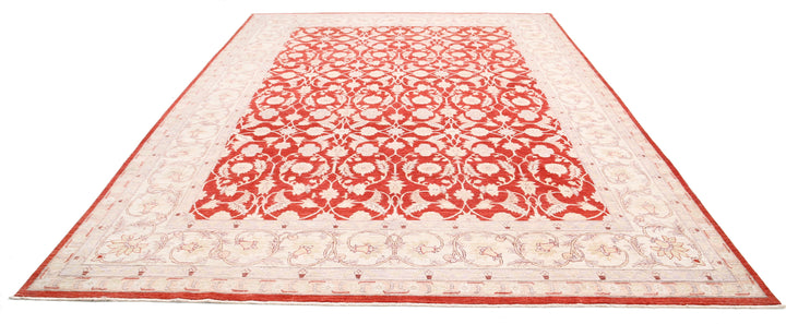 Hand Knotted Ziegler Tabriz Wool Rug 9' 11" x 13' 7" - No. AT50499