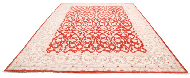 Hand Knotted Ziegler Tabriz Wool Rug 9' 11" x 13' 7" - No. AT50499