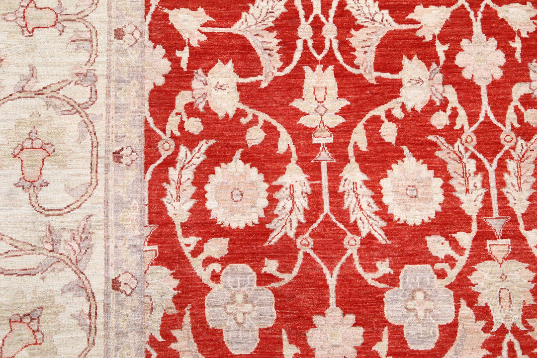 Hand Knotted Ziegler Tabriz Wool Rug 9' 11" x 13' 7" - No. AT50499