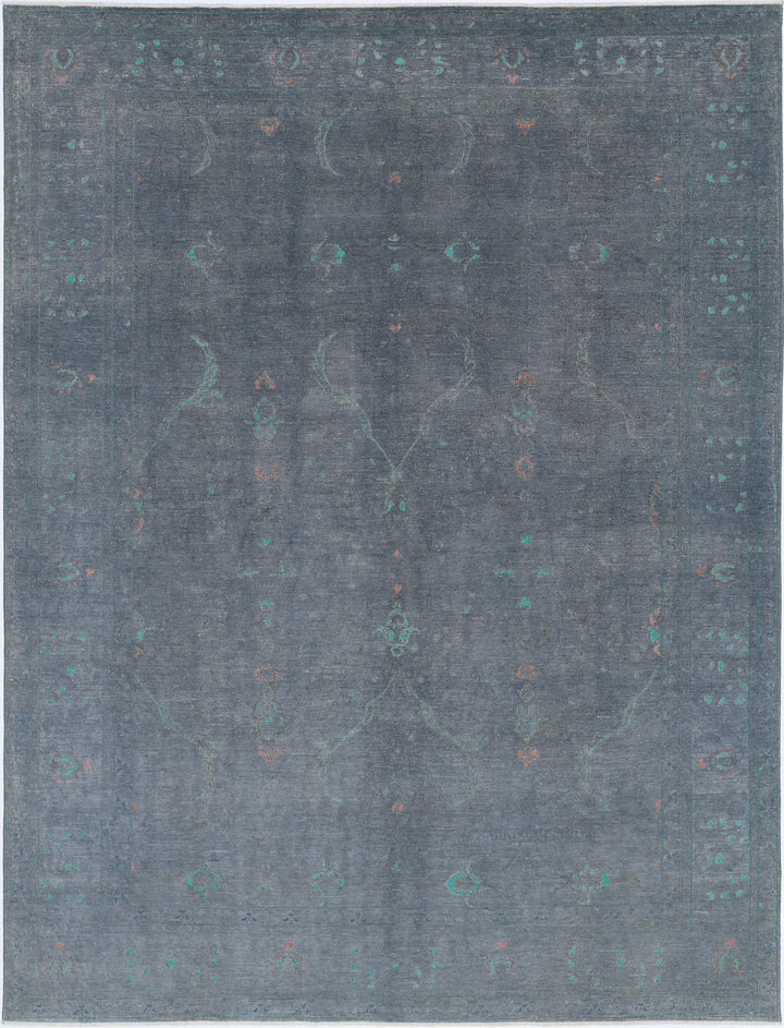 Hand Knotted Onyx Wool Rug 8' 8" x 11' 5" - No. AT34439