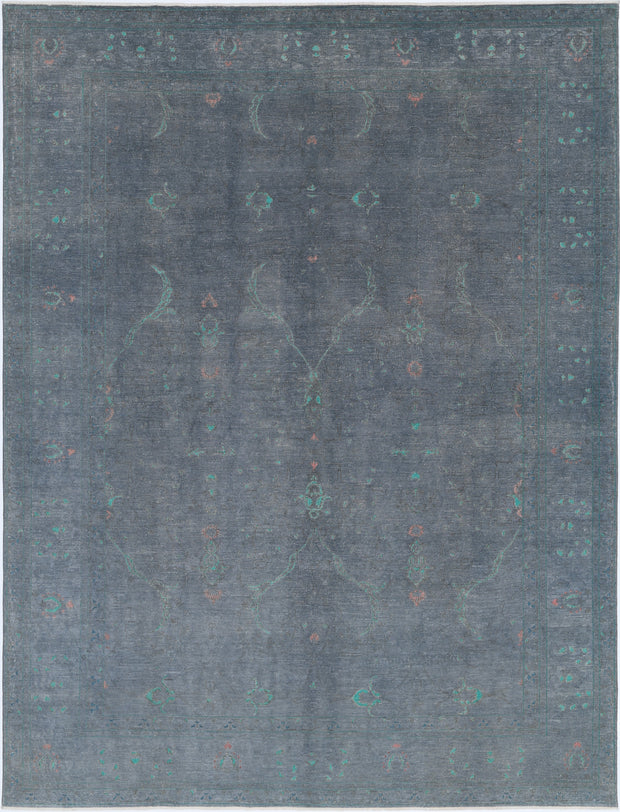 Hand Knotted Onyx Wool Rug 8' 8" x 11' 5" - No. AT34439