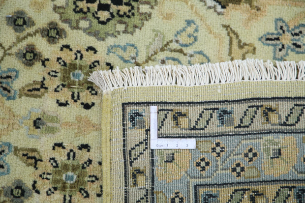 Hand Knotted Vintage Persian Varamin Wool Rug 8' 10" x 11' 10" - No. AT33891