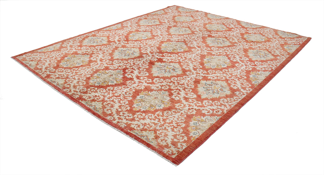 Hand Knotted Artemix Wool Rug 8' 2" x 10' 1" - No. AT83471