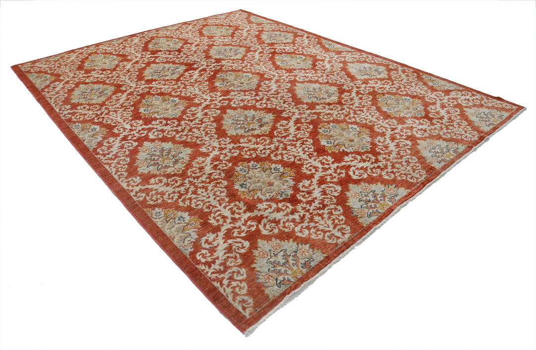 Hand Knotted Artemix Wool Rug 8' 2" x 10' 1" - No. AT83471