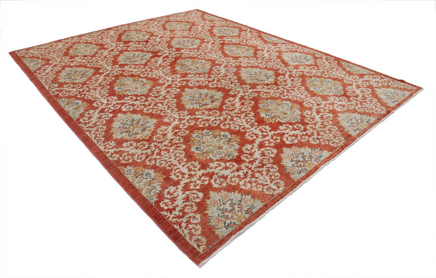 Hand Knotted Artemix Wool Rug 8' 2" x 10' 1" - No. AT83471