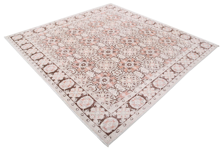 Hand Knotted Serenity Wool Rug 7' 10" x 7' 10" - No. AT67518