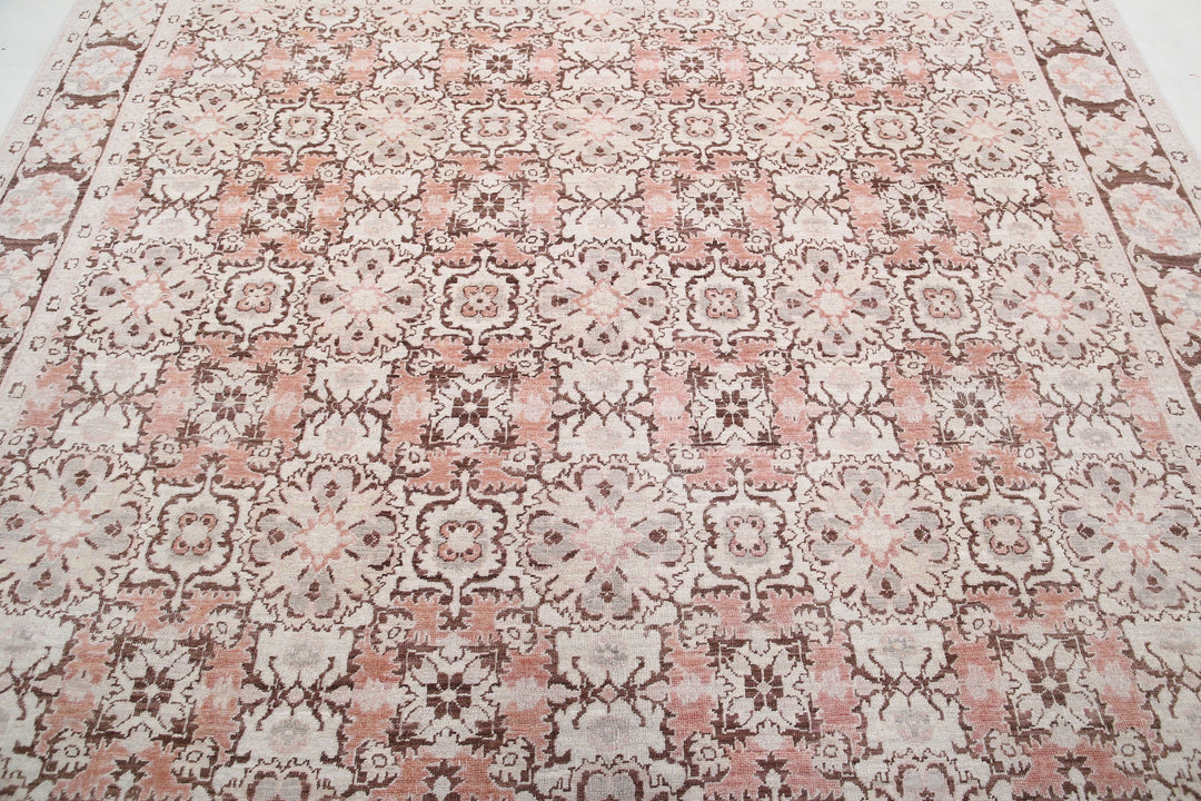 Hand Knotted Serenity Wool Rug 7' 10" x 7' 10" - No. AT67518