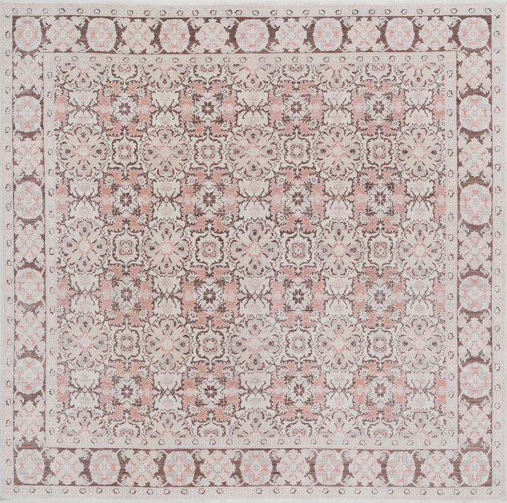 Hand Knotted Serenity Wool Rug 7' 10" x 7' 10" - No. AT67518