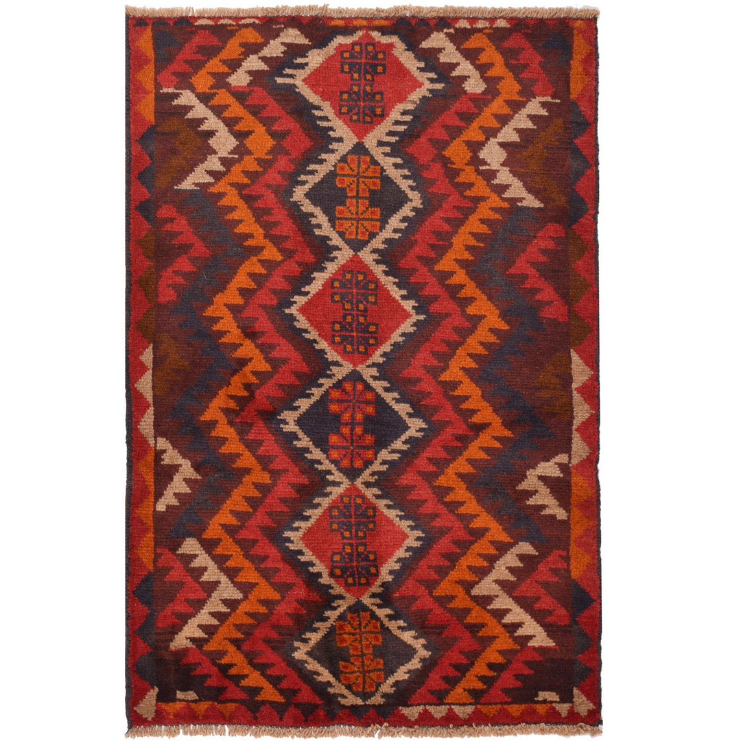 Kohistani Rug 2' 6 x 4' 4 (ft) - No. AL15317 - ALRUG Rug Store