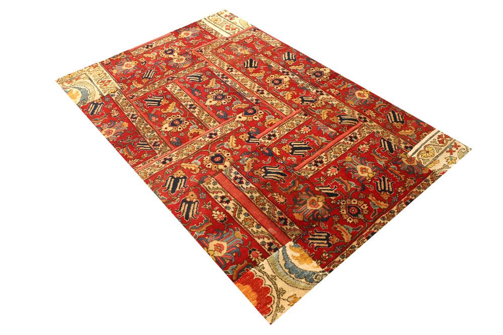 Patchwork 4' 1 x 6' - No. 50496 - ALRUG Rug Store