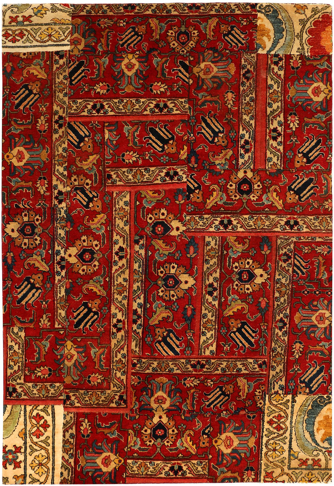 Patchwork 4' 1 x 6' - No. 50496 - ALRUG Rug Store