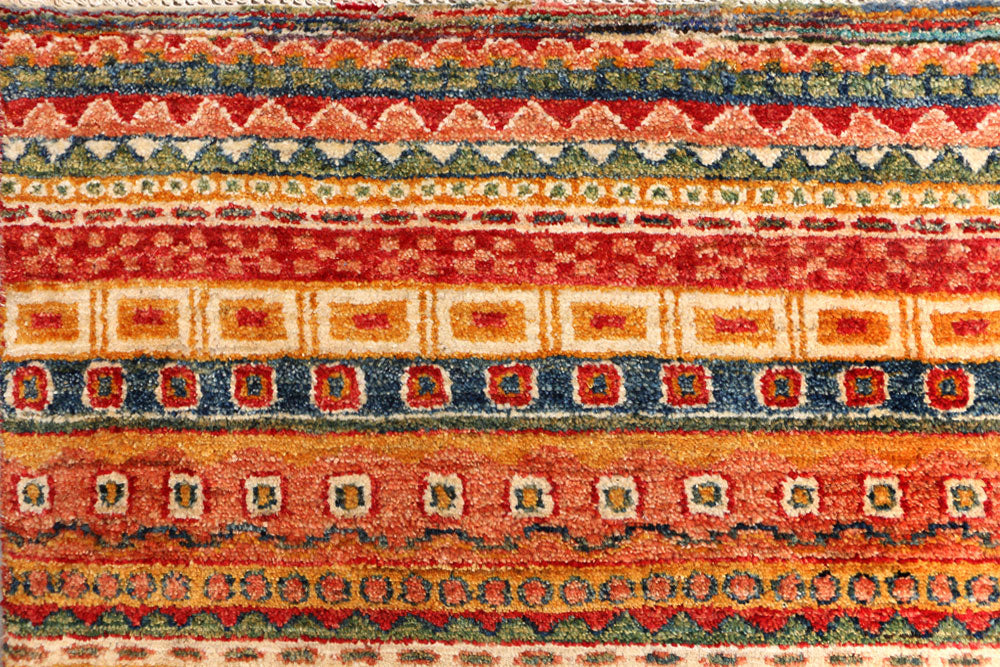 Multi Colored Gabbeh 9' 11 x 10' 2 - No. 50760 - ALRUG Rug Store