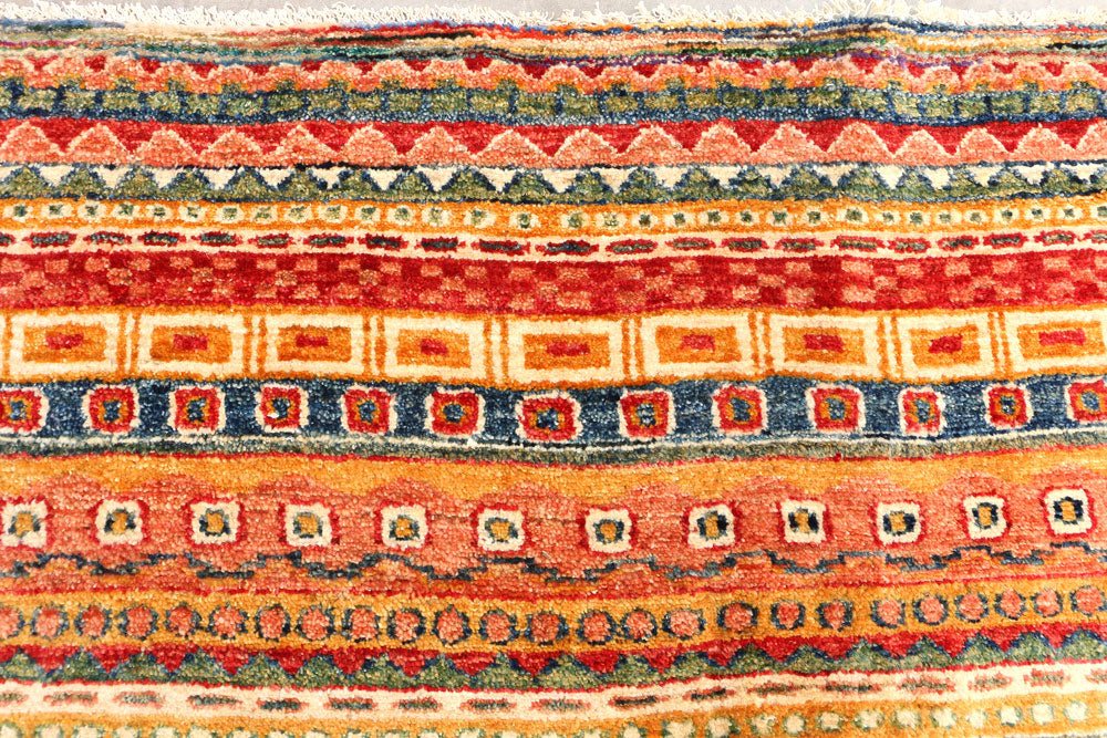 Multi Colored Gabbeh 9' 11 x 10' 2 - No. 50760 - ALRUG Rug Store