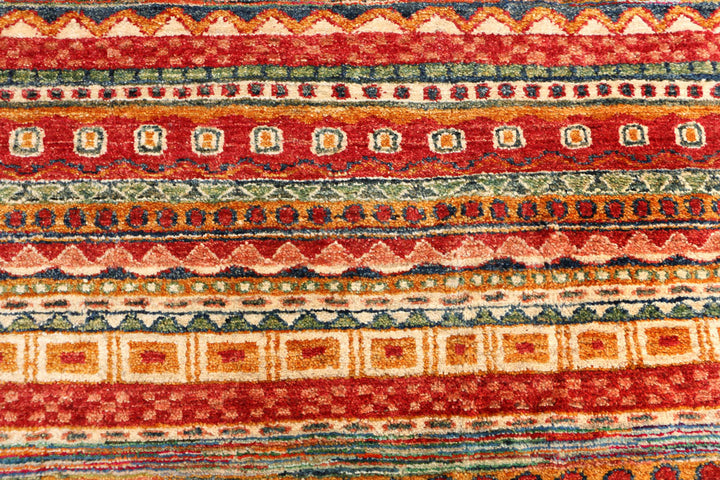 Multi Colored Gabbeh 9' 11 x 10' 2 - No. 50760 - ALRUG Rug Store