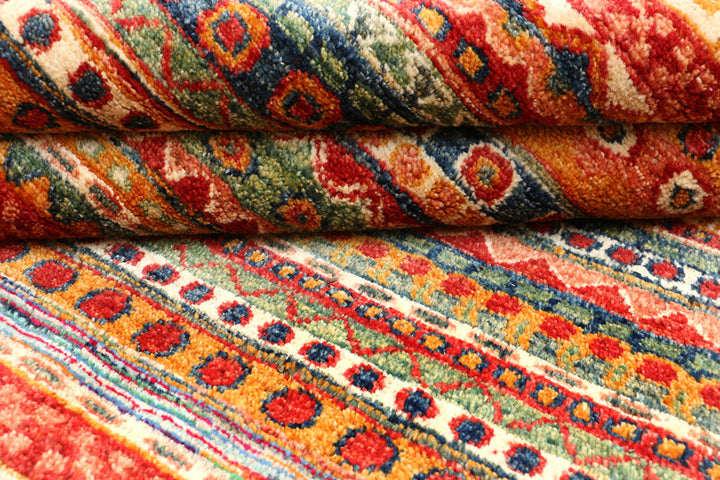 Multi Colored Gabbeh 9' 11 x 10' 2 - No. 50760 - ALRUG Rug Store