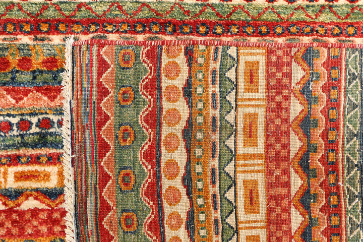 Multi Colored Gabbeh 9' 11 x 10' 2 - No. 50760 - ALRUG Rug Store