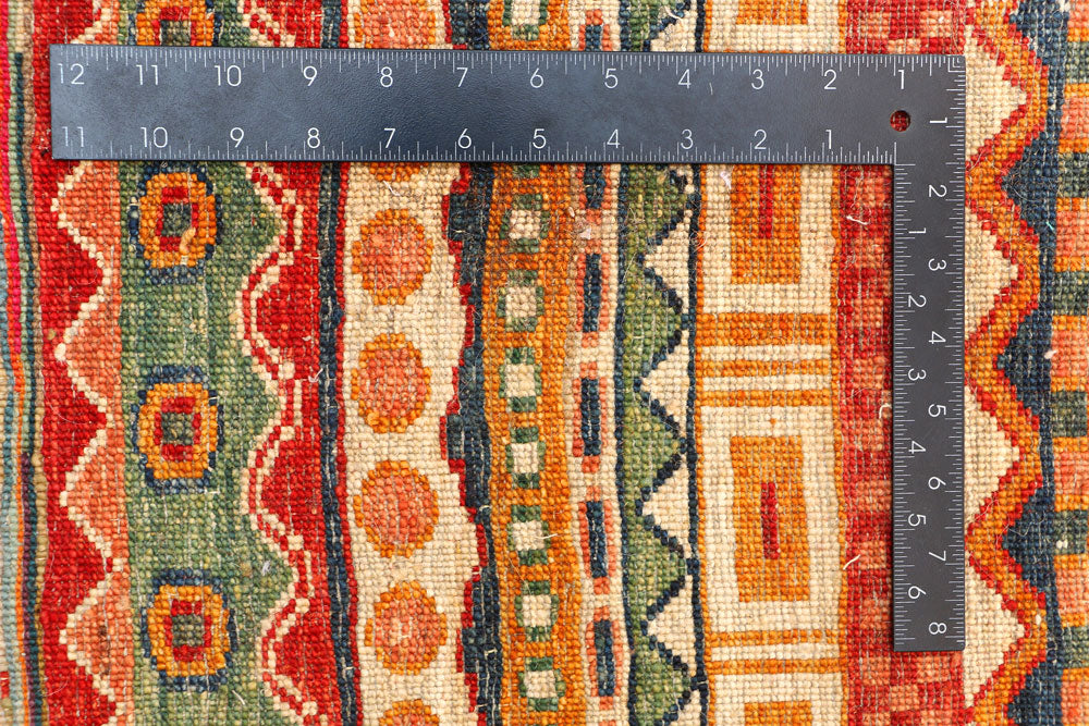 Multi Colored Gabbeh 9' 11 x 10' 2 - No. 50760 - ALRUG Rug Store