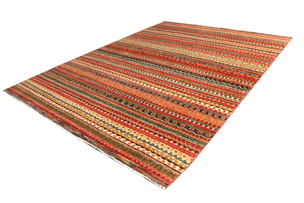 Multi Colored Gabbeh 9' 1 x 12' - No. 50761 - ALRUG Rug Store