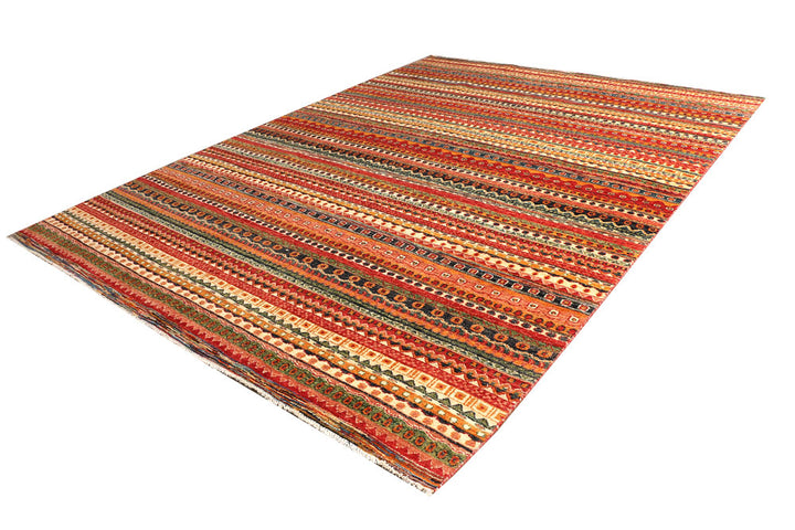 Multi Colored Gabbeh 9' 1 x 12' - No. 50761 - ALRUG Rug Store